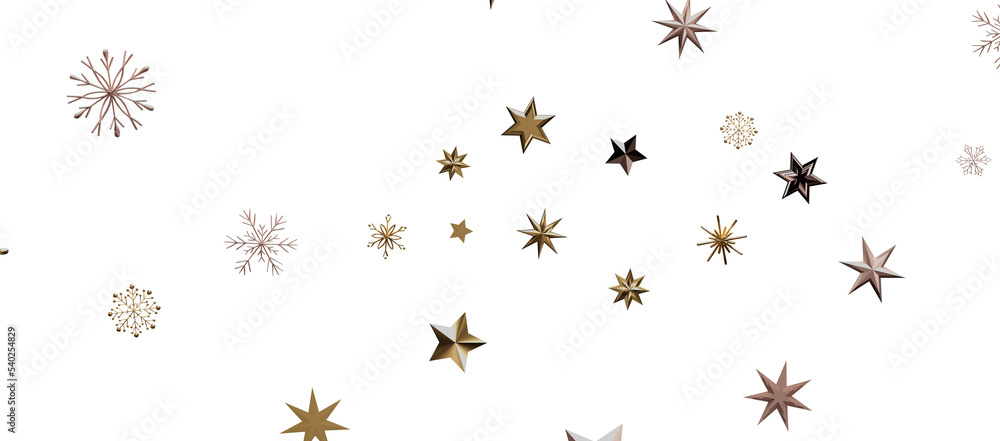 Christmas Card - Snowflakes Of Paper In Frame Christmas Card - Snowflakes Of Paper In Frame