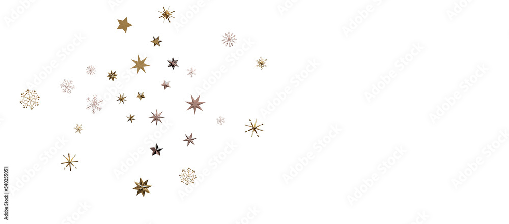Snowflakes and bokeh lights on the blue Merry Christmas background. 3D render Snowflakes and bokeh lights on the blue Merry Christmas background. 3D render