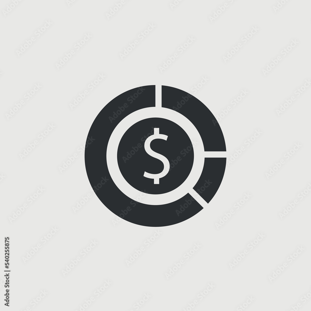 Business and finance vector icon illustration sign