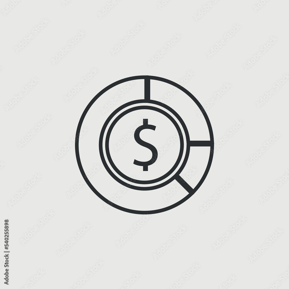 Business and finance vector icon illustration sign Business and finance vector icon illustration sign