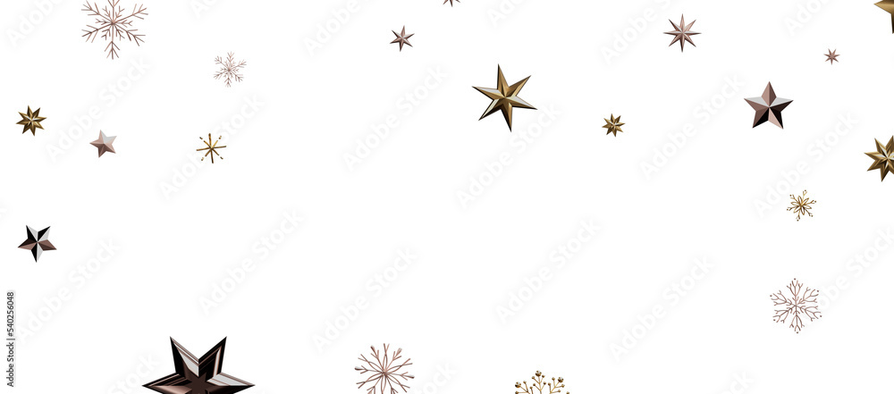 Christmas Card - Snowflakes Of Paper In Frame Christmas Card - Snowflakes Of Paper In Frame