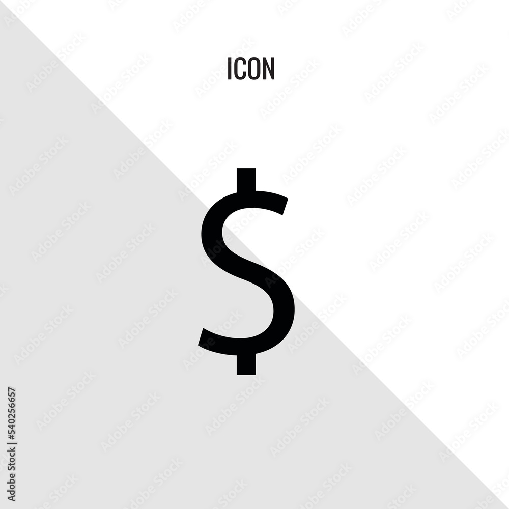 Dollar sign vector icon illustration sign Dollar sign vector icon illustration sign