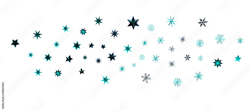 Winter christmas sky with falling snow Winter christmas sky with falling snow