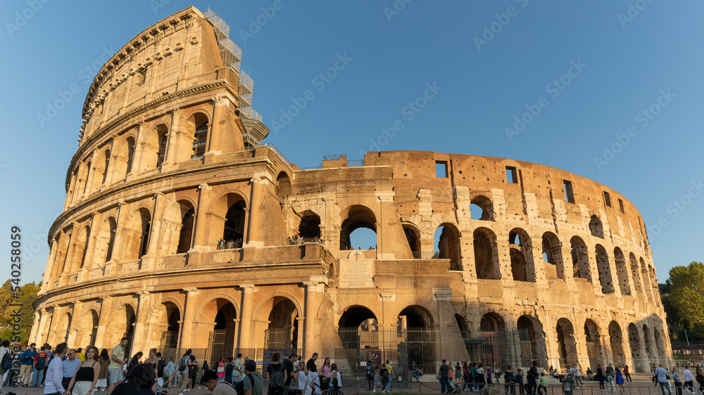 The Colosseum in Rome on October 2022