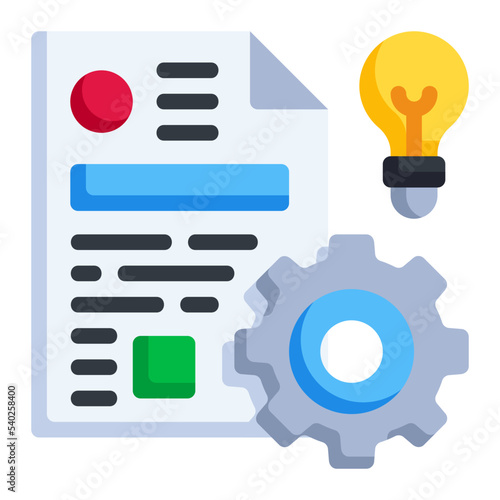 documentation flat icon