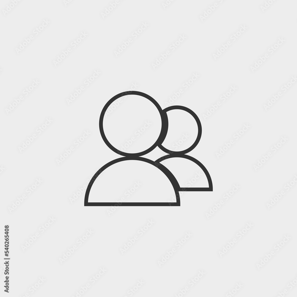 Group vector icon illustration sign Group vector icon illustration sign