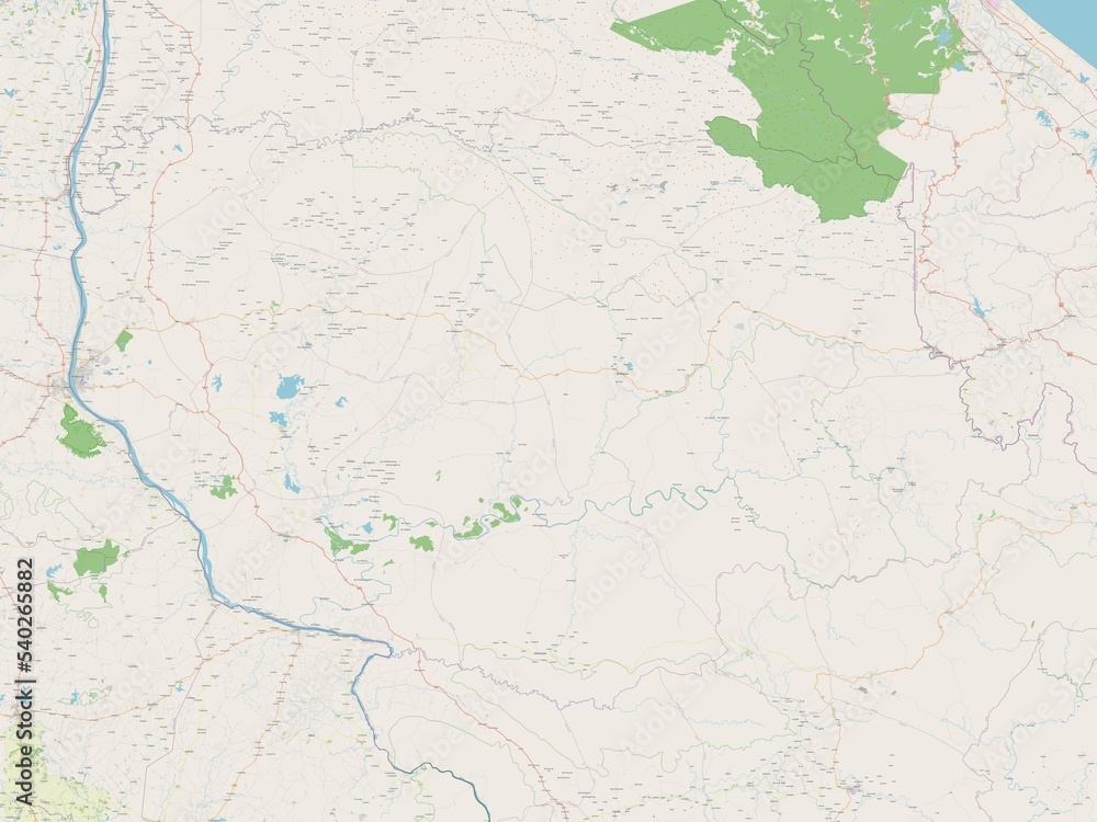Savannakhet, Laos. OSM. No legend Savannakhet, Laos. OSM. No legend