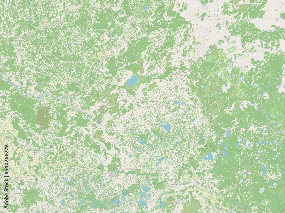 Latgale, Latvia. OSM. No legend Latgale, Latvia. OSM. No legend