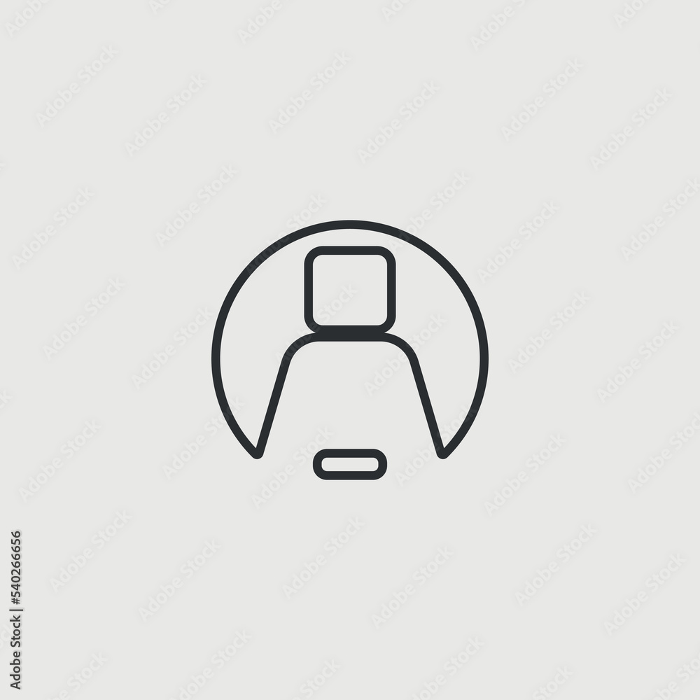 Helmet vector icon illustration sign Helmet vector icon illustration sign