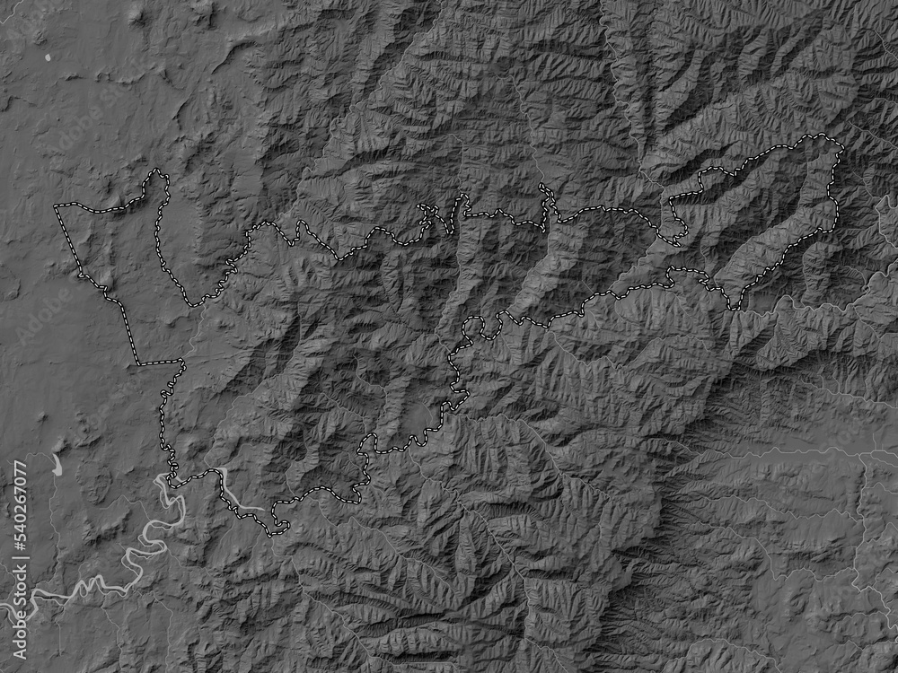 Mohale's Hoek, Lesotho. Grayscale. No legend Mohale's Hoek, Lesotho. Grayscale. No legend