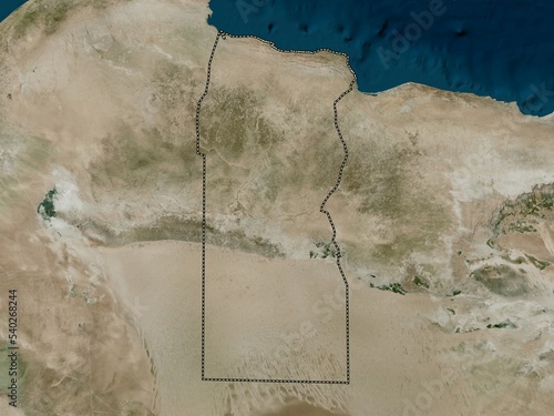 Al Butnan, Libya. High-res satellite. No legend photo