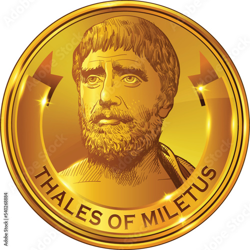 Thales of miletus gold photo