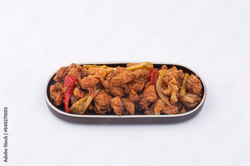 Spicy Stir Fried Chicken with Korean Sauce