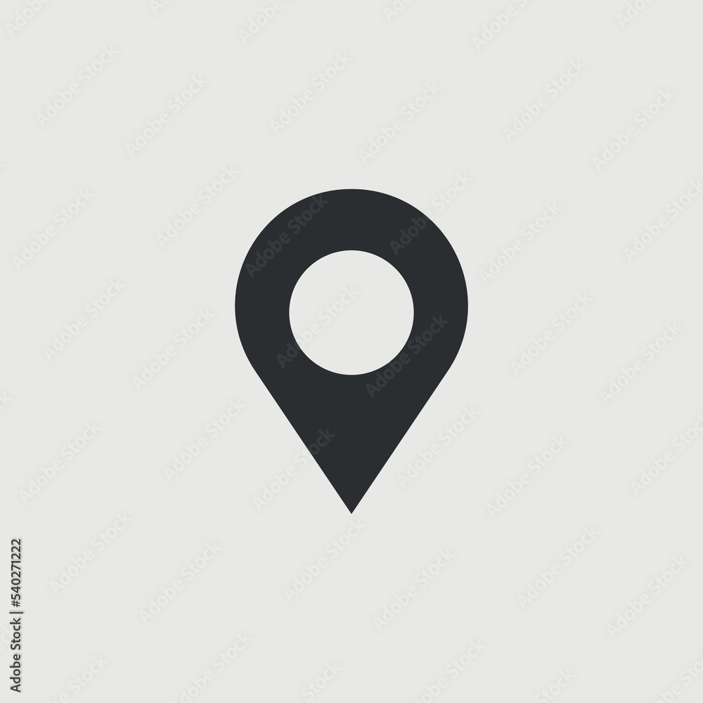 Location vector icon illustration sign Location vector icon illustration sign