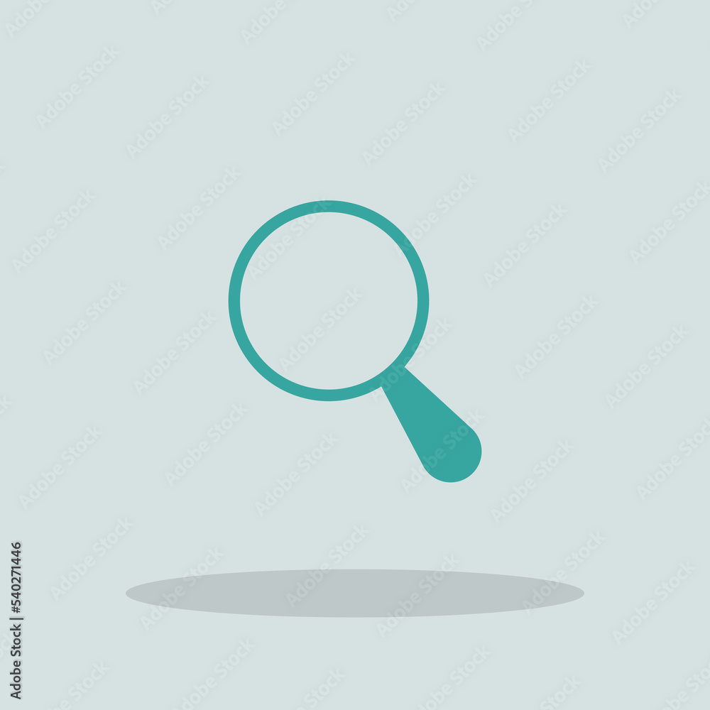 Magnifier search vector icon illustration sign Magnifier search vector icon illustration sign