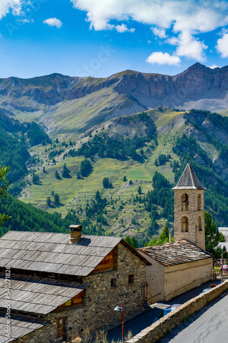 France. Saint Veran. Hautes-Alpes. Regional natural park of Queyras. The village of Saint-V  ran  highest municipality of Europe