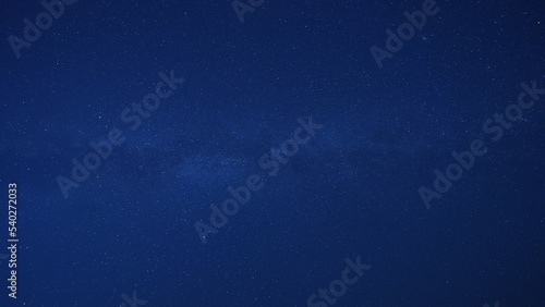 The dark night sky view with the milkyway as the background