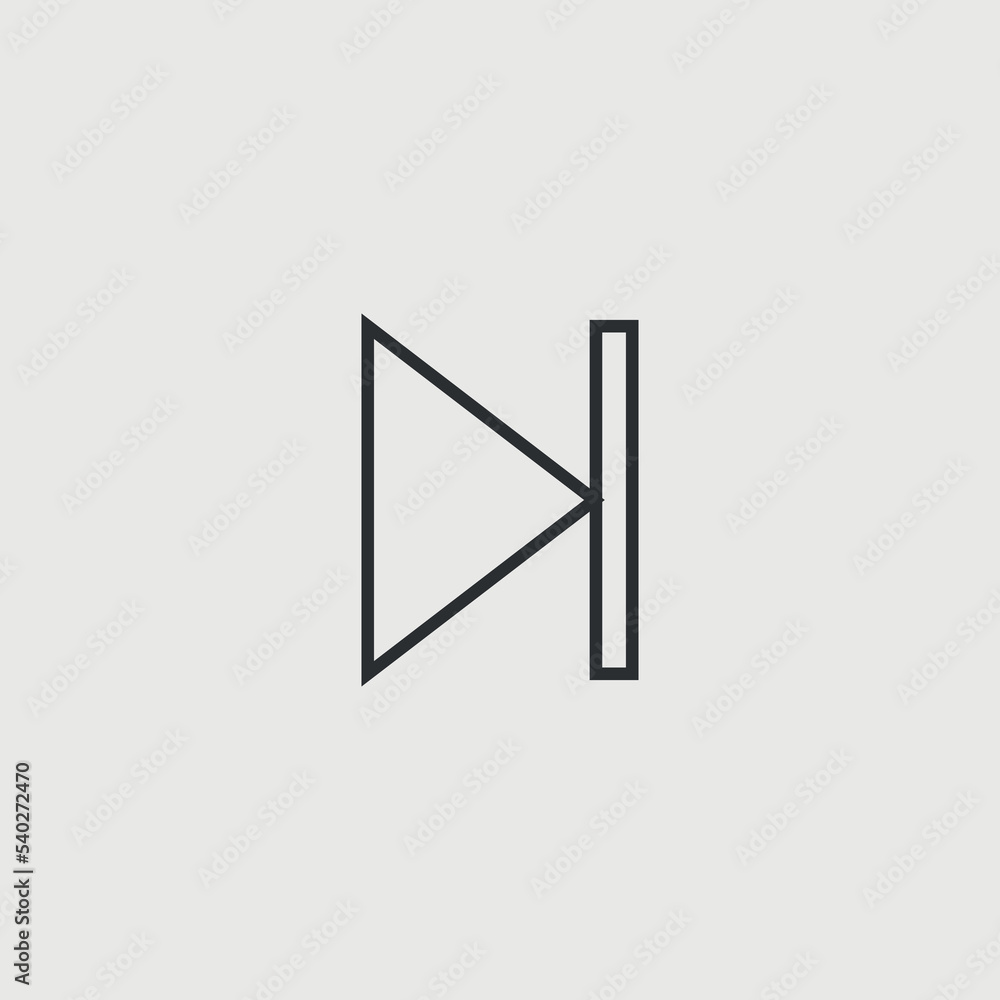 Skip vector icon illustration sign Skip vector icon illustration sign