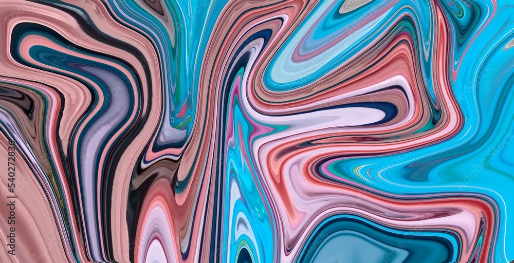 Obraz premium glitter watercolor gradient floor tile motion wallpaper design. marble swirl wave background