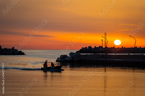 SUNSET ON THE RIVER - BISCEGLIE, BAT PUGLIA, ITALY
