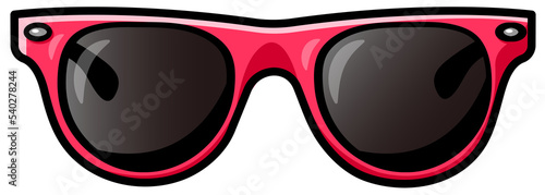 fashion sunglasses and black lens.