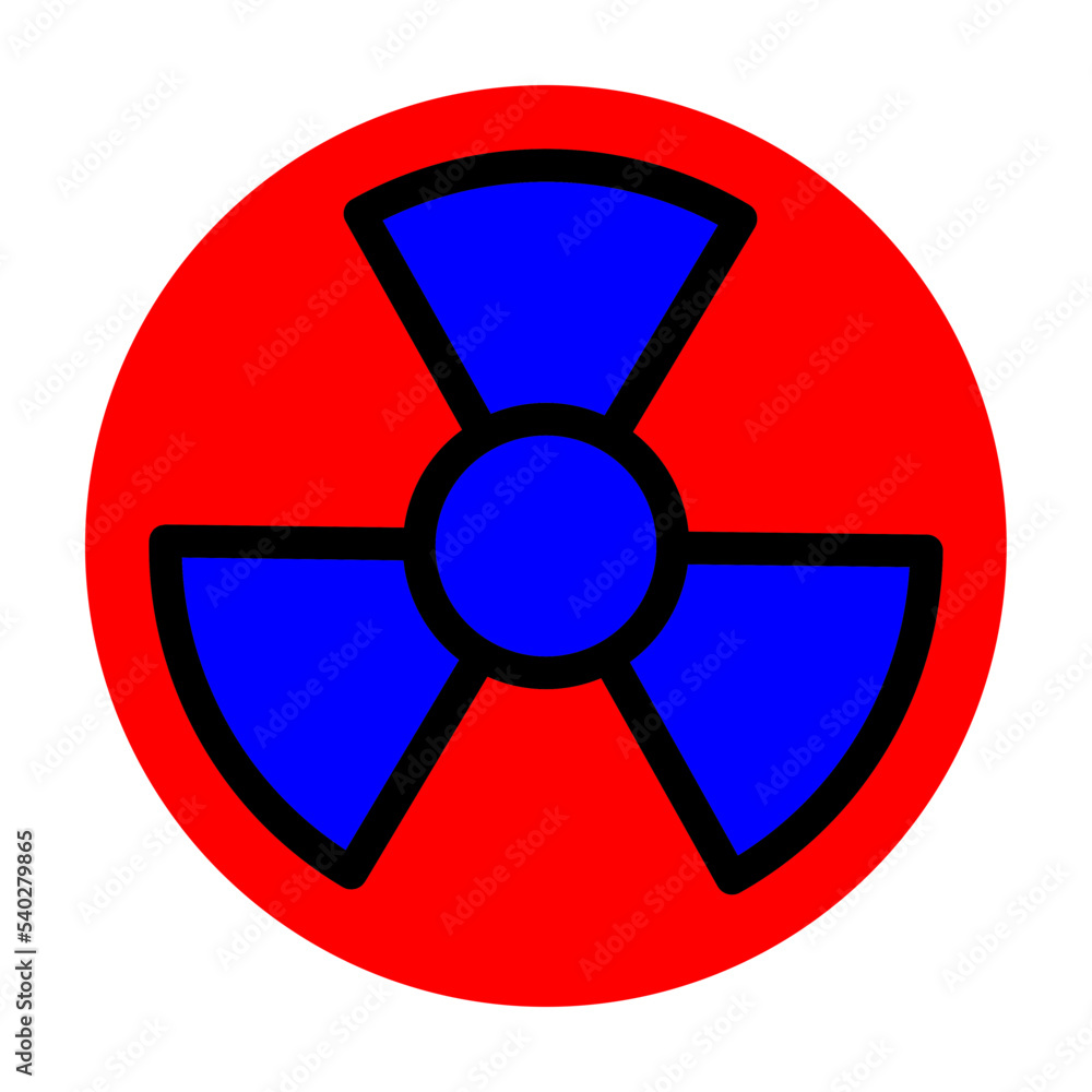 radiation warning sign radiation warning sign