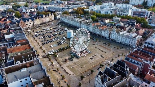 Drone photo Grand Place Arras France europe