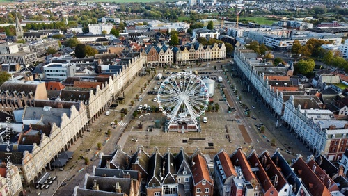 Drone photo Grand Place Arras France europe photo