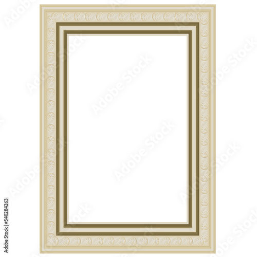 Wallpaper Mural Retro golden frame Torontodigital.ca