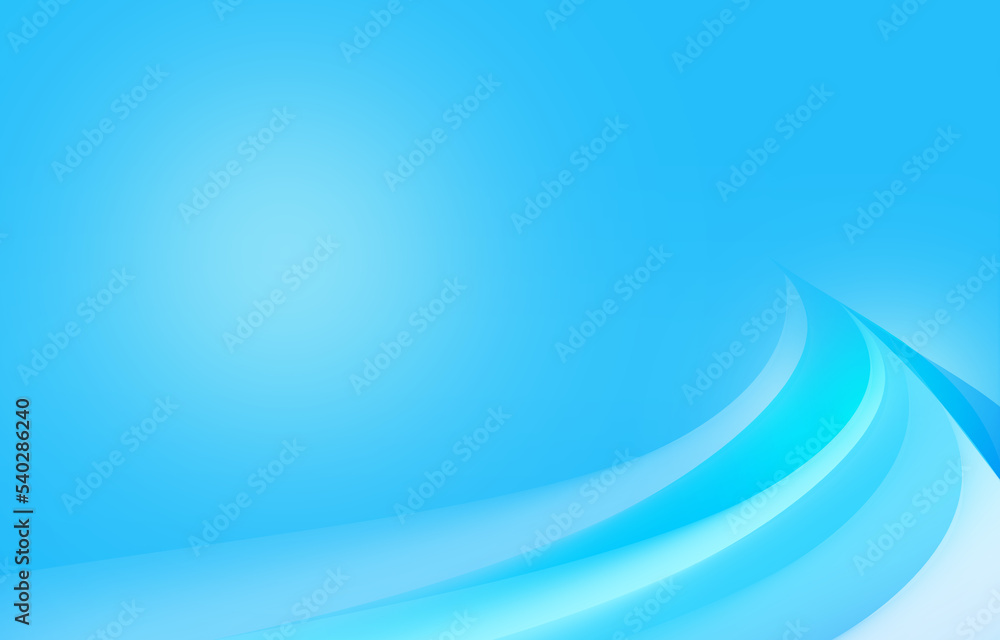 Obraz premium Abstract Soft light blue background with curve pattern graphics gradient color for illustration wallpaper banner website 