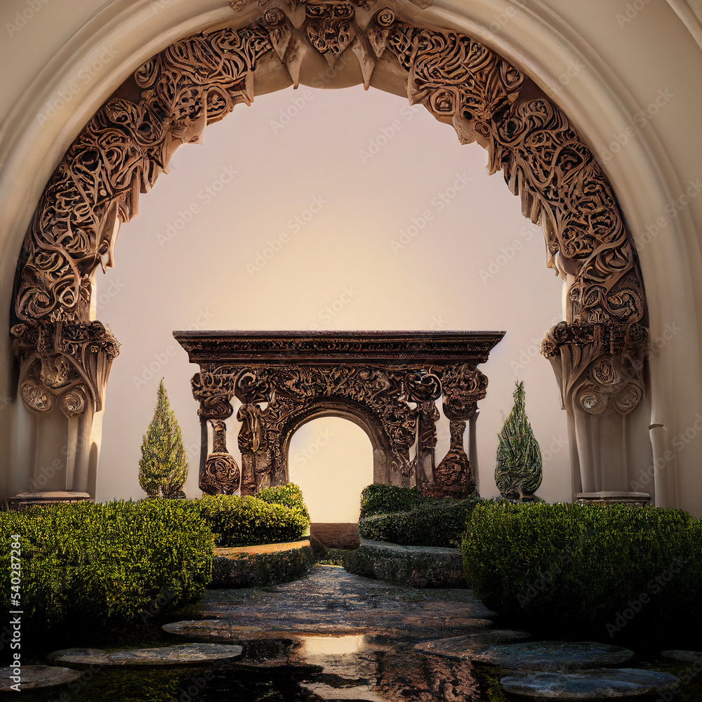 Fototapeta premium arch in the park