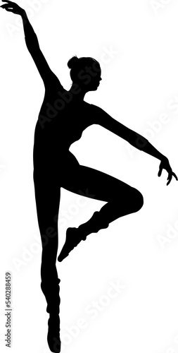 Dancing Ballet Dancer Silho...