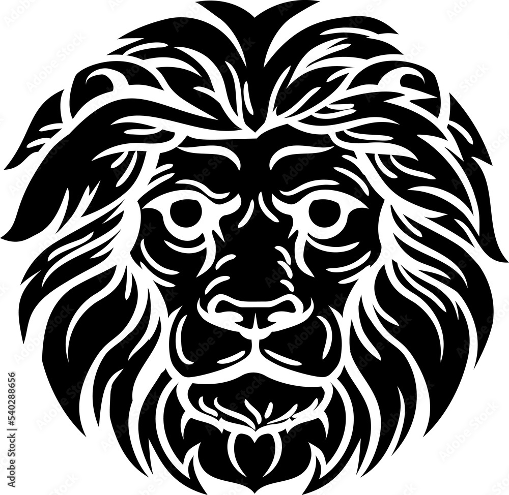 Lion Face Graphic Lion Face Graphic