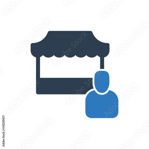 Shopping Store Seller Icon