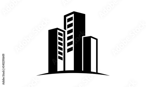 skyscraper office logo building