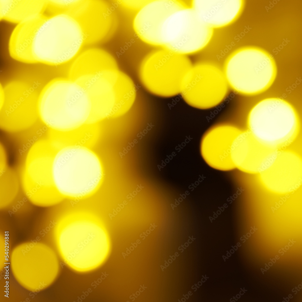 Fototapeta premium Holiday abstract red and yellow lights