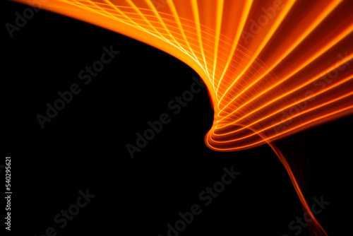 Neon design elements lights glow and flash technology background.