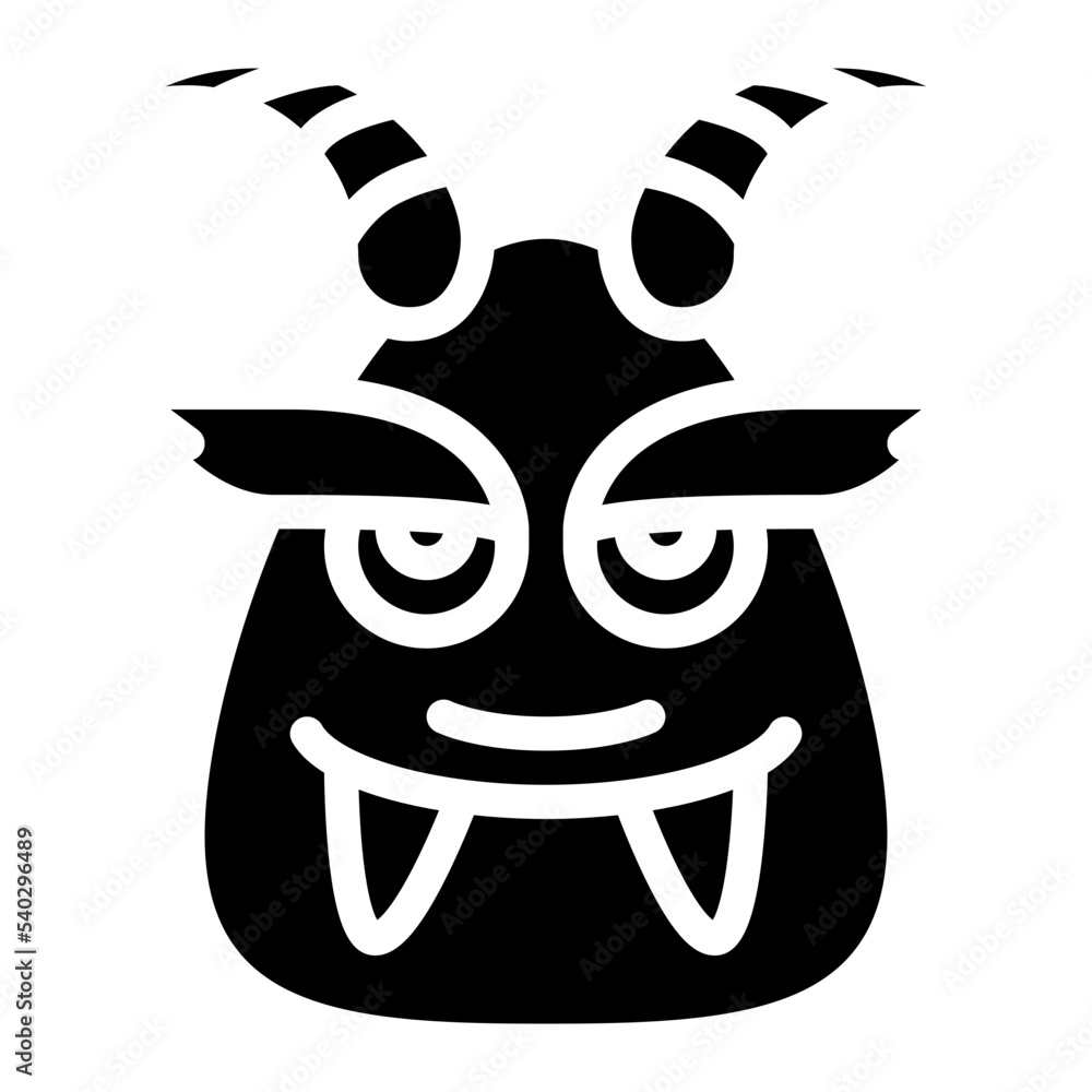 monster icon art Stock Vector | Adobe Stock