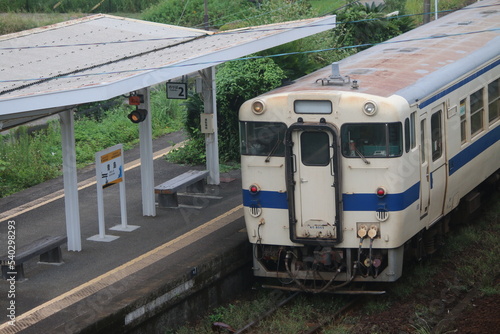 日南線を走行する列車