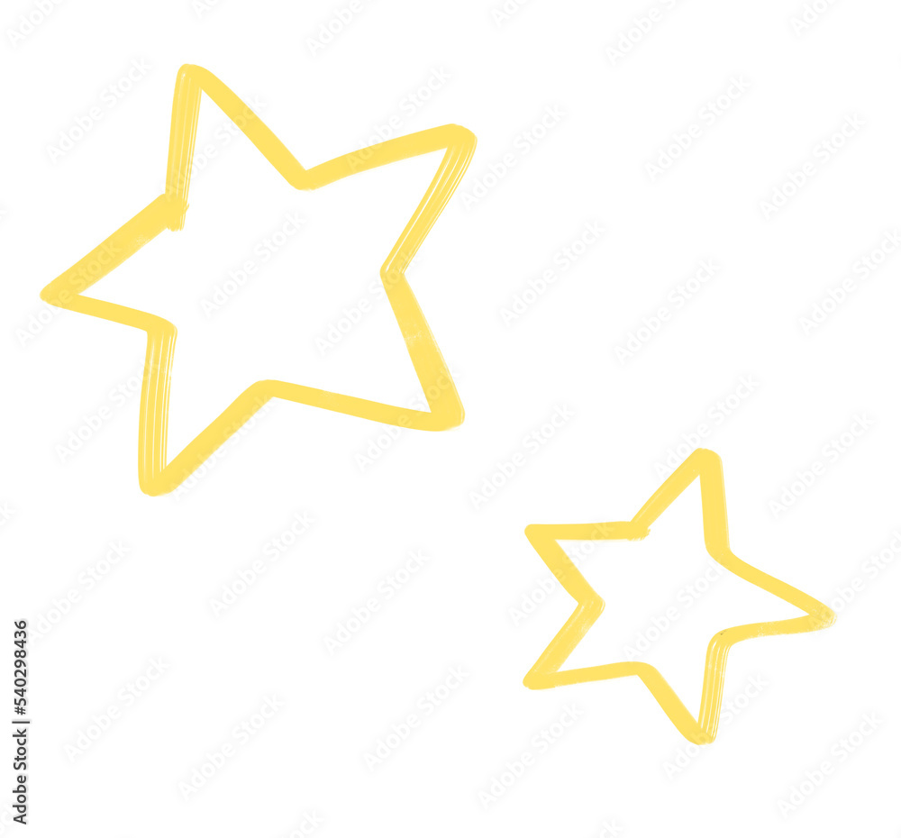 Yellow bright star doodle freehand sketch drawing shape form abstrct element of night sky shining art Yellow bright star doodle freehand sketch drawing shape form abstrct element of night sky shining art