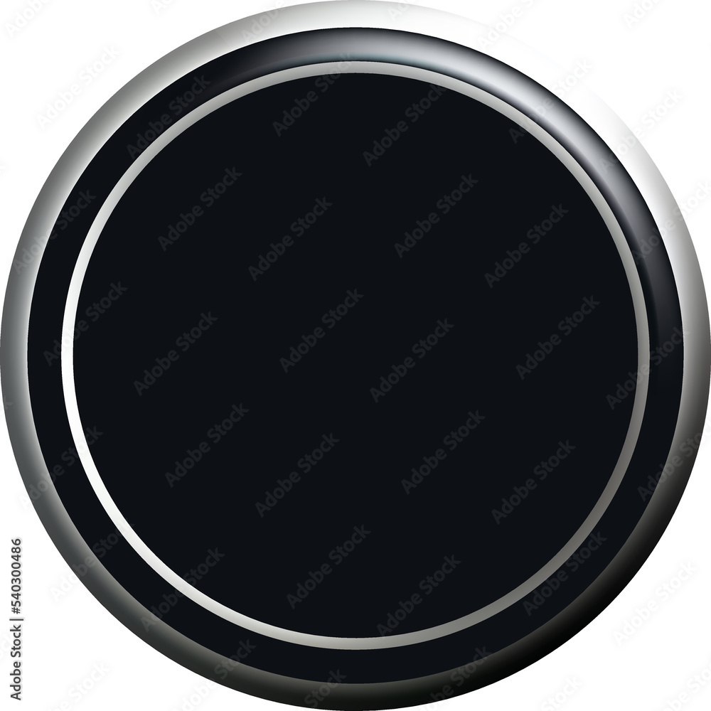 Black silver texture 3d button circle round stamp, golden elegant shiny metallic certificate sign Black silver texture 3d button circle round stamp, golden elegant shiny metallic certificate sign