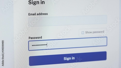 The user enters only the password, but the system displays a message that the email field is required.