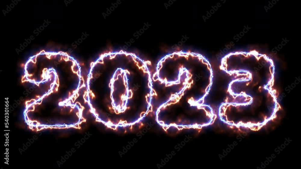 Happy new year 2023 neon light Happy new year 2023 neon light