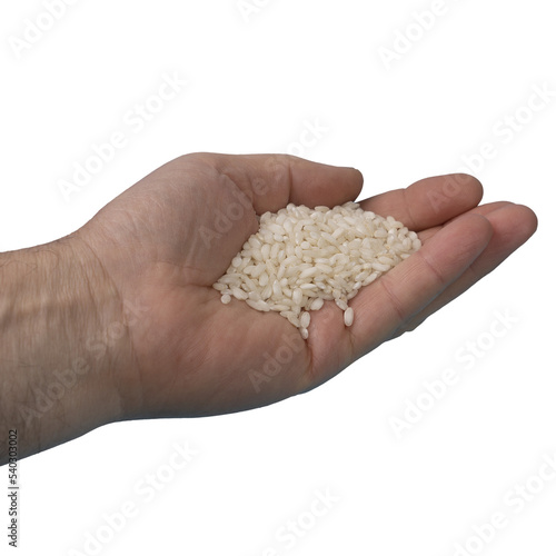 A handful of rice