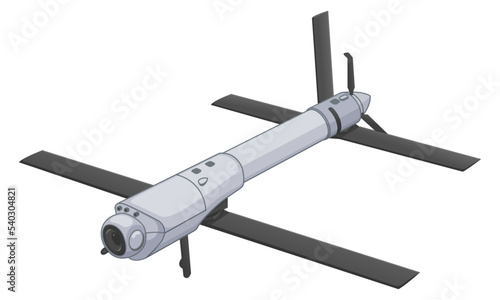 american UAV switchblade-600 isolated white