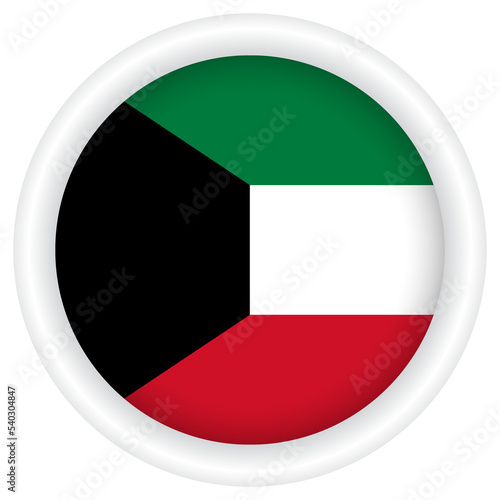 Free Download Kuwait Flag badge PNG image. - GFXLoad