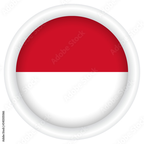 Free Download Monaco Flag badge PNG image. - GFXLoad
