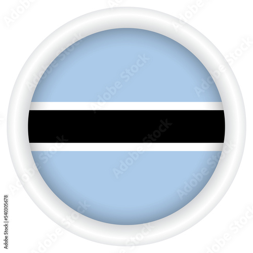 Botswana Flag badge PNG image. Free Download Botswana Flag badge PNG image. - GFXLoad