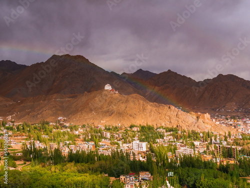 Namgyal Tsemo Monastery in Leh, Ladakh region photo