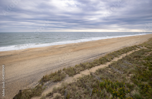 Protected dune and beach